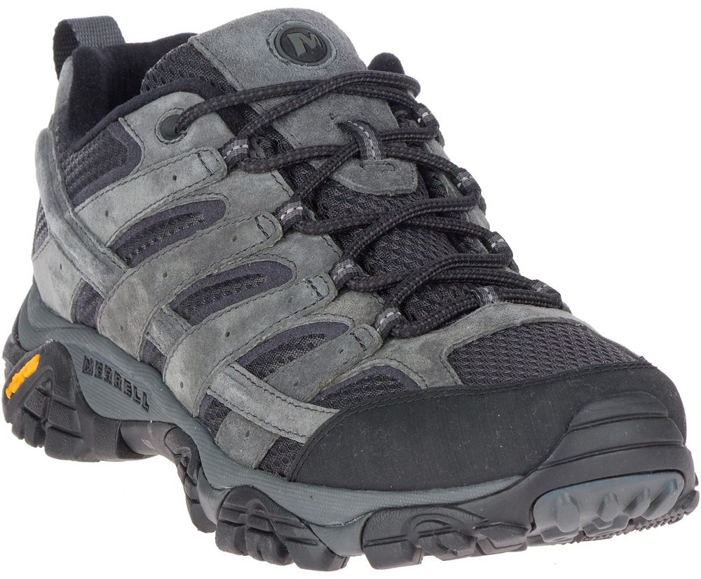 Buty Trekkingowe Merrell Męskie Szare - Moab 2 Ventilator - 209756-VCG